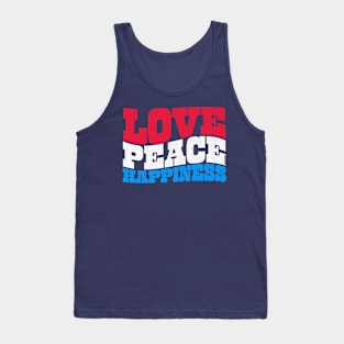 Love Peace Happiness Tank Top